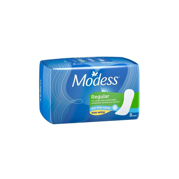 Modess Dry Max Regular 8's Non Wings