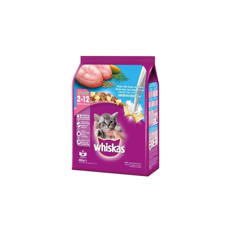 Whiskas JR Kitten Oceanfish With Milk 450g