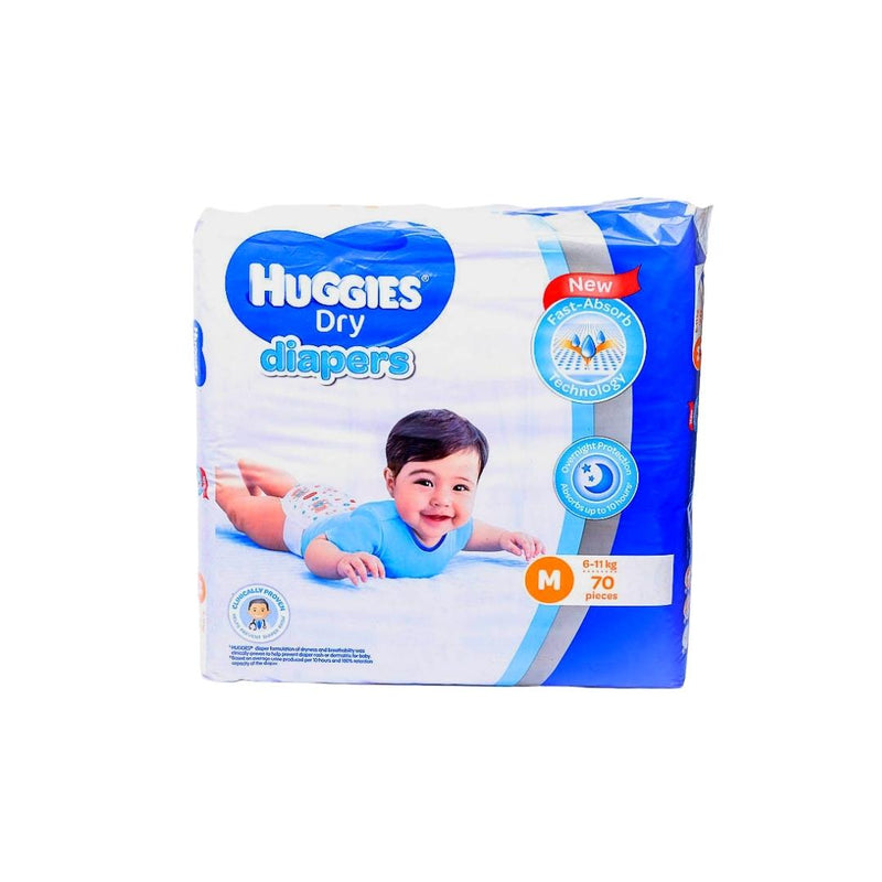 Huggies Dry Medium SJP 70's