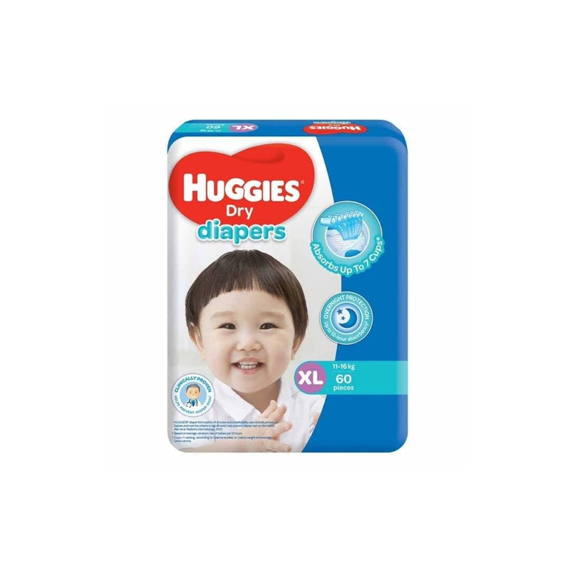 Huggies Dry XL SJP 60's