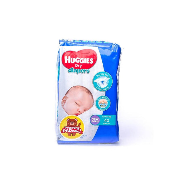 Huggies Dry Eco Newborn 40's