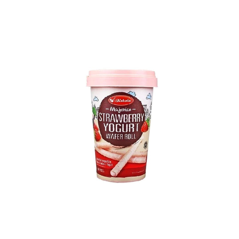 Majorico Roll Strawberry Yogurt 120g