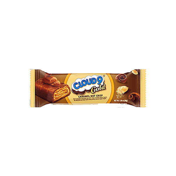 Cloud 9 Gold Caramel Crispy Nut 30g