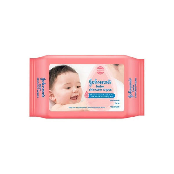 Johnsons Baby Skincare Free Wipes 20's