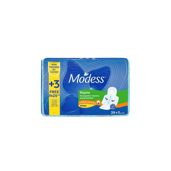Modess Regular Cotton With Singles 32's