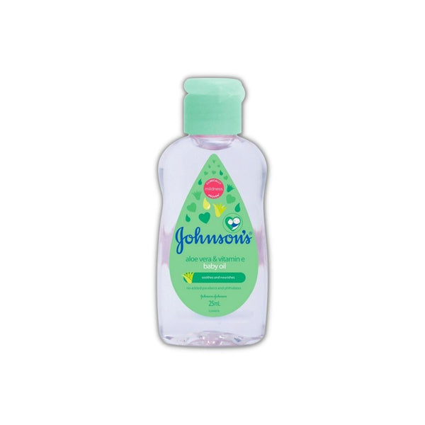 Johnsons Baby Oil Aloe Vera 25ml