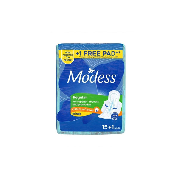 Modess Soft Maxi Single Wings Sunshine 16's