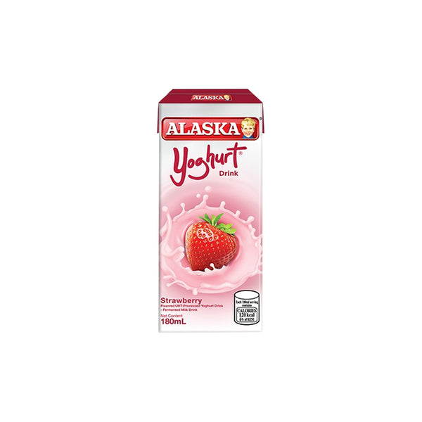 Alaska Yoghurt Strawberry Milk Drink 180ml