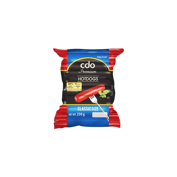 CDO Premium Hotdogs Classic 230g