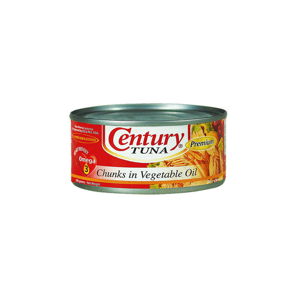 Century Tuna  Chunks in Vegetable Oil 184g