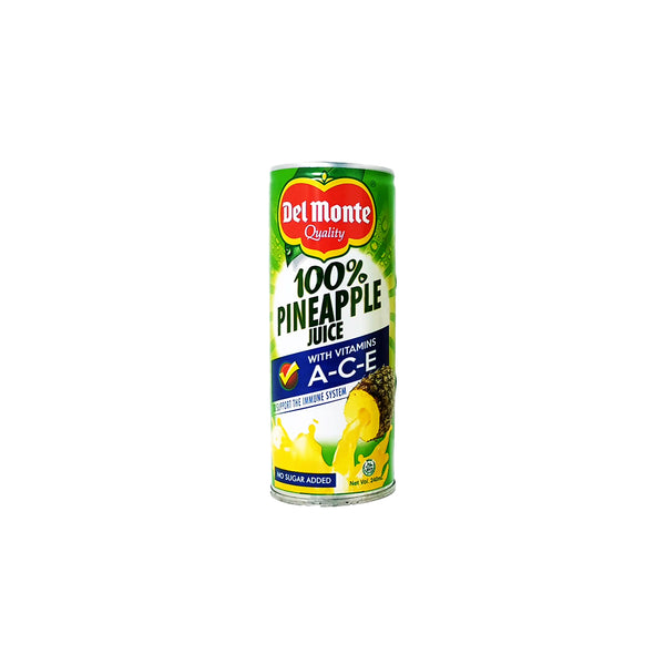 Del Monte 100% Pineapple Juice 202 with ACE 240ml
