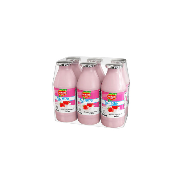 Del Monte Mr. Milk Strawberry Yoghurt Milk 100ml 6's