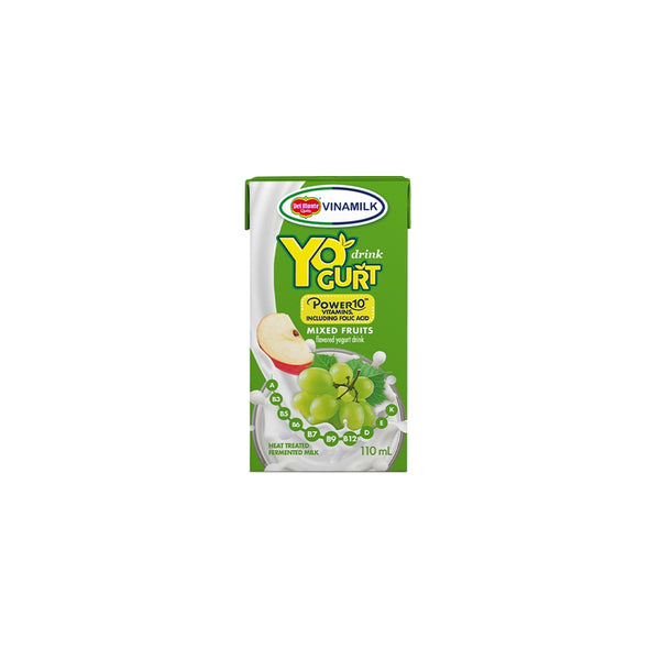 Del Monte Vinamilk Yogurt Drink Mixed Fruits 110ml