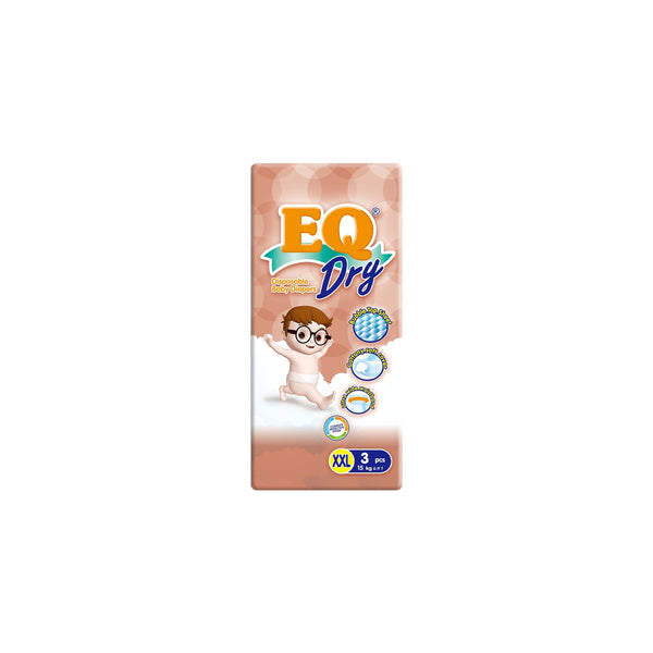 EQ Diapers Dry XXL 3's