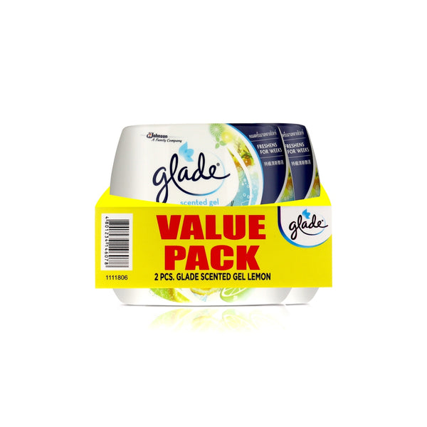 Glade Scented Gel Lemon 180g x 2 Value Pack