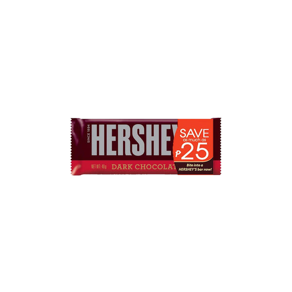 Hershey's Dark Chocolate Bar 40g Buy 3 Save P25
