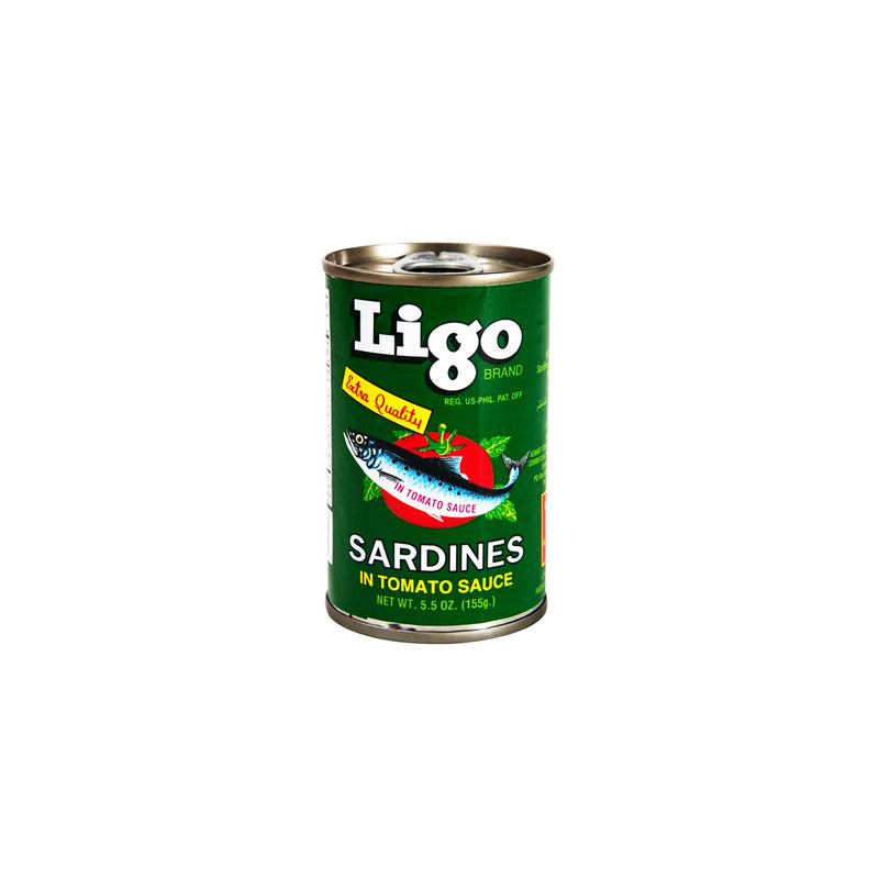 Ligo Sardines Tomato Sauce Easy Open 155g