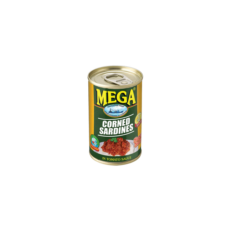 Mega Corned Sardines Tomato Sauce 155g