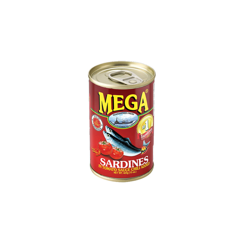 Mega Sardines Hot 425g