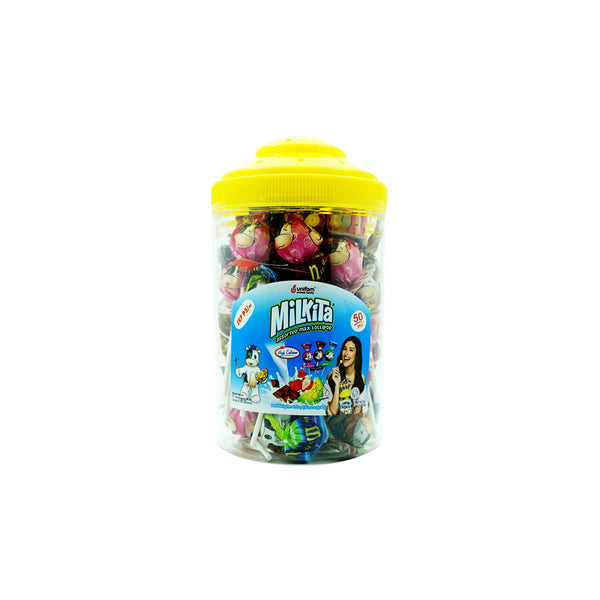 Milkita Lollipop Assorted Jar 50's