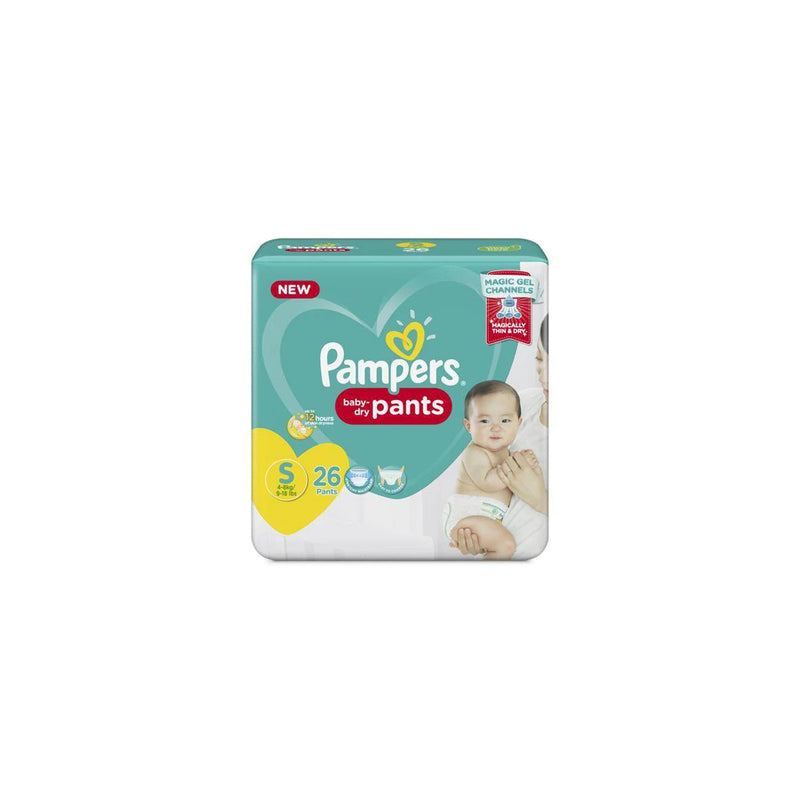 Pampers Baby Dry Pants Econ Small 26sx6