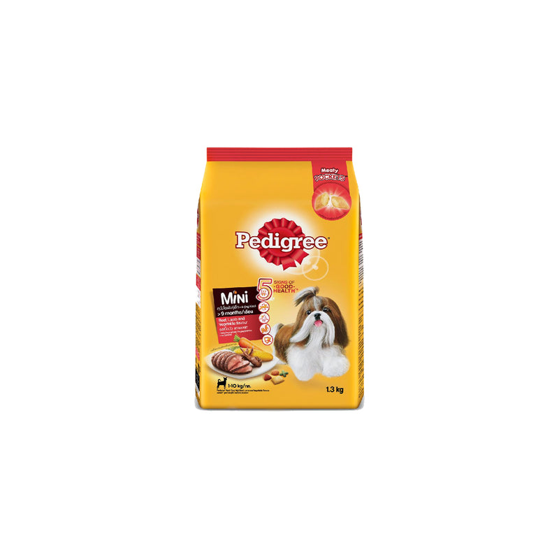 Pedigree Small Breed Beef Lamb&Vegetable Flavor 1.3kg