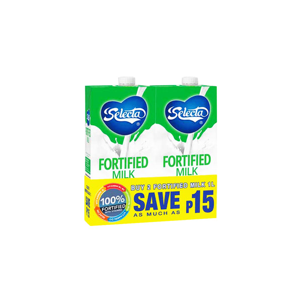 Selecta Fortified Milk 1LX2  Save 15