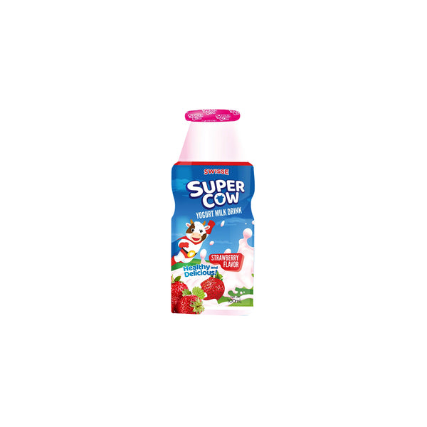 Super Cow Yogurt Strawberry Milk 100ml