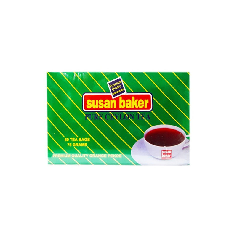 Susan Baker Ceylon Tea 50's 75g