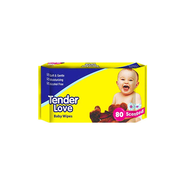 Tender Love Baby Wipes Scented 80's