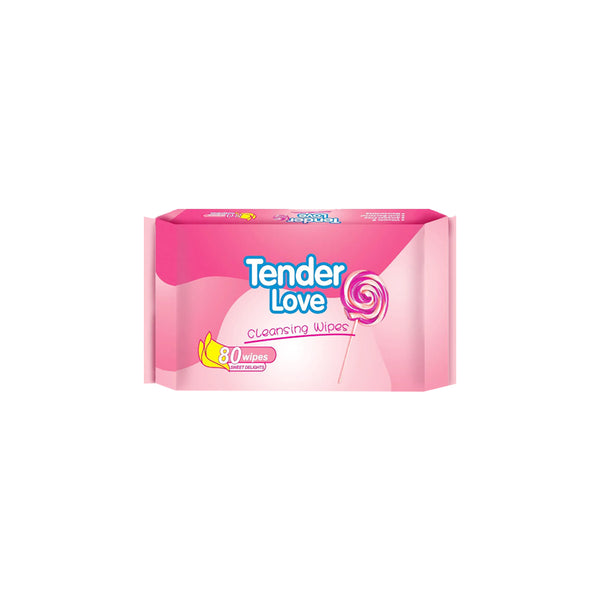 Tender Love Cleansing Wipes 80's