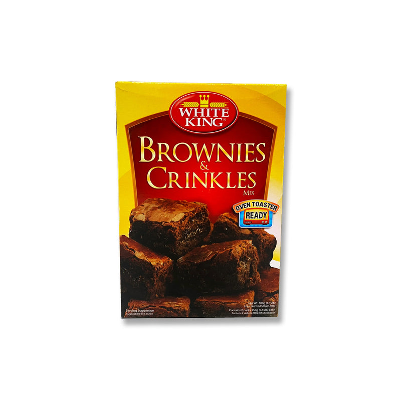 White King Brownies & Crinkles Mix (500g)