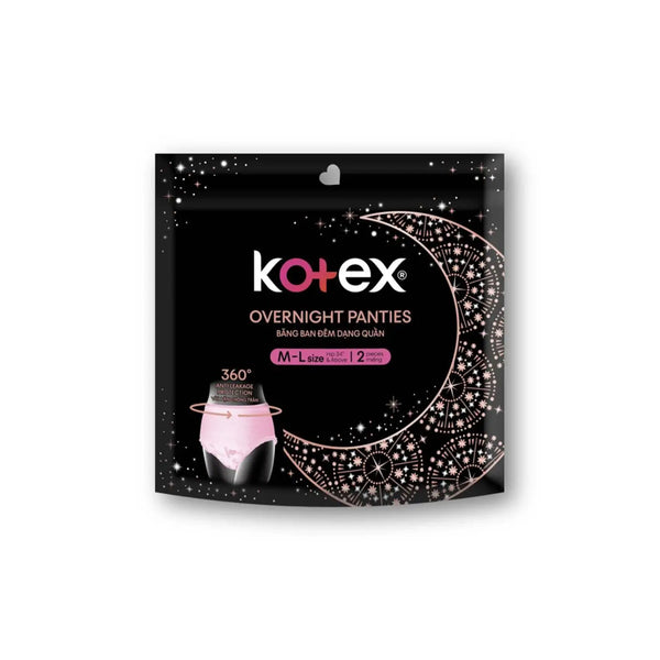 Kotex Overnight Panties 2's Large